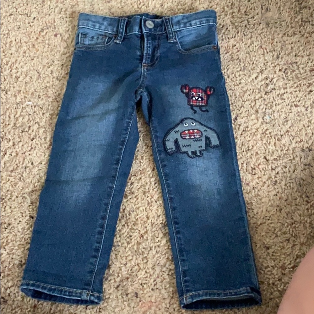 Baby gap toodler monster jeans